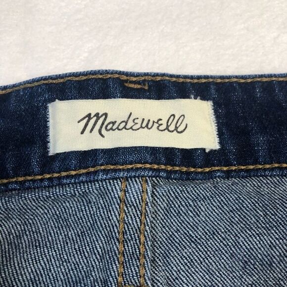 MADEWELL DENIM SHORTS CURVEY HIGH RISE - Picture 7 of 10